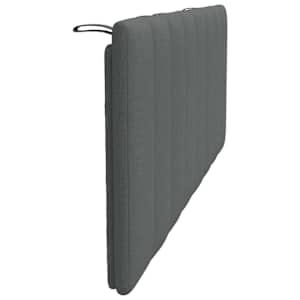Polštář na čelo postele Hanko tmavě šedý 120 cm textil - obrázek 5