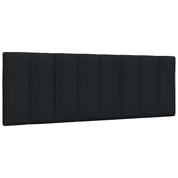 vidaXL voodipeatsi padi Hanko, must, 120 cm, kangas