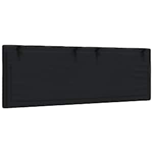 Polštář na čelo postele Hanko černý 120 cm textil - obrázek 6
