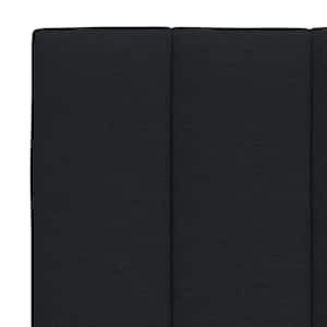 Polštář na čelo postele Hanko černý 120 cm textil - obrázek 7