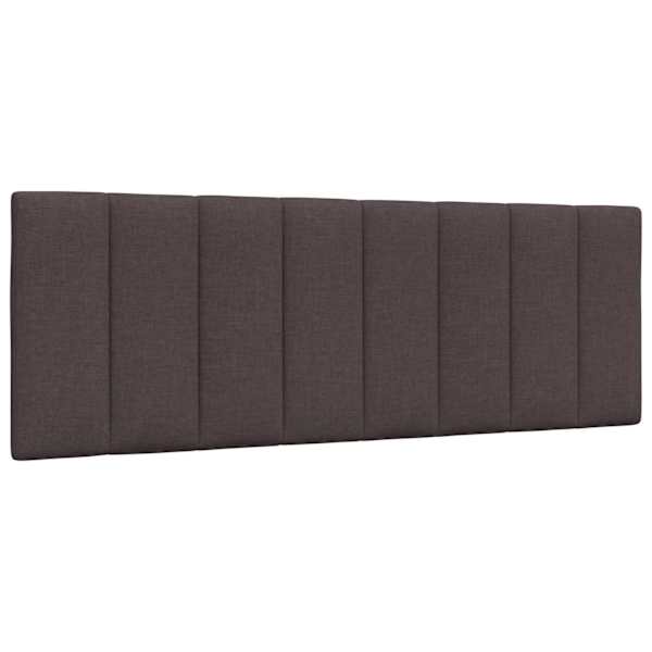 vidaXL voodipeatsi padi Hanko, tumepruun, 120 cm, kangas