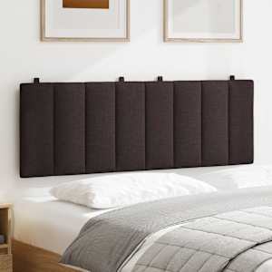 Polštář na čelo postele Hanko tmavě hnědý 120 cm textil - obrázek 3