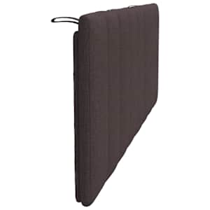 Polštář na čelo postele Hanko tmavě hnědý 120 cm textil - obrázek 5