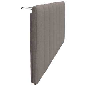 Polštář na čelo postele Hanko taupe 120 cm textil - obrázek 5