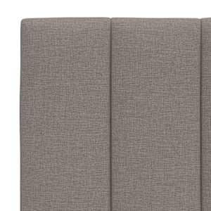 Polštář na čelo postele Hanko taupe 120 cm textil - obrázek 7