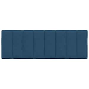 Polštář na čelo postele Hanko modrý 120 cm textil - obrázek 4