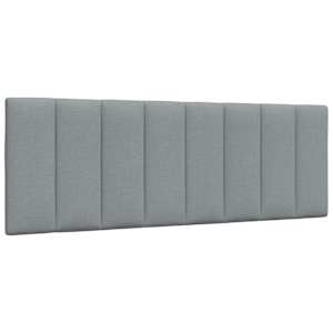 Blazina za vzglavje Hanko svetlo siva 140 cm blago