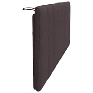 Polštář na čelo postele Hanko tmavě hnědý 140 cm textil - obrázek 5