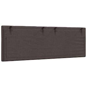 Polštář na čelo postele Hanko tmavě hnědý 140 cm textil - obrázek 6
