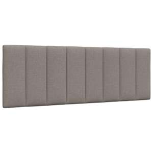 Polštář na čelo postele Hanko taupe 140 cm textil - obrázek 1