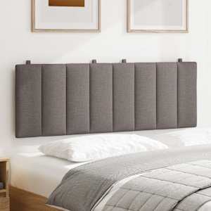 Polštář na čelo postele Hanko taupe 140 cm textil - obrázek 3