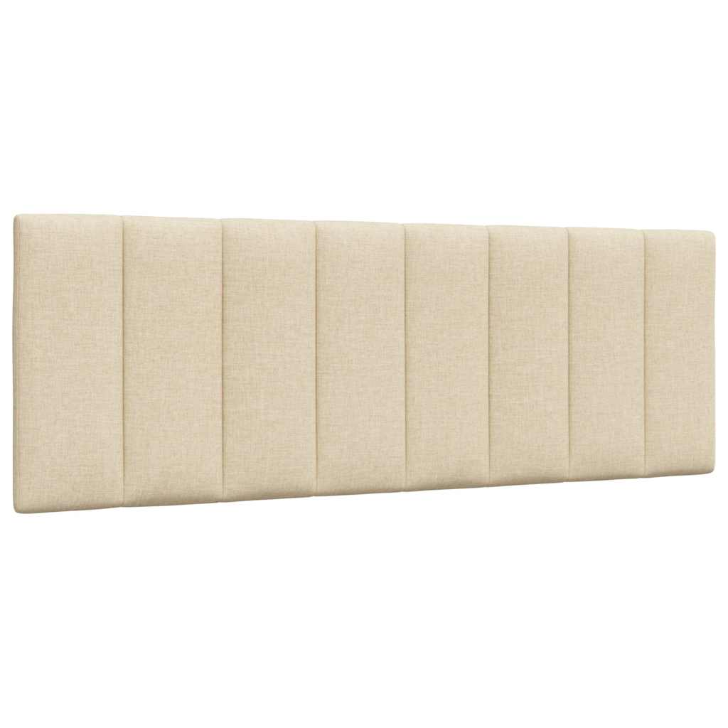 vidaXL Polštář na čelo postele Hanko krémový 140 cm textil