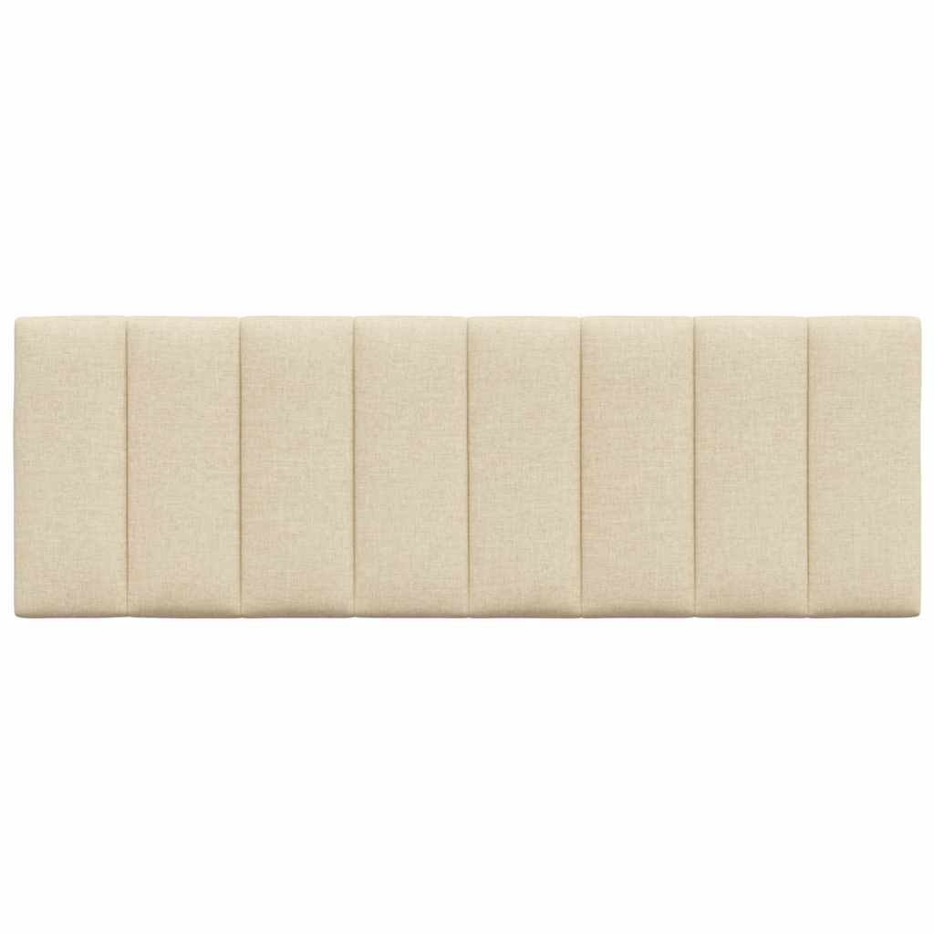 vidaXL Hoofdbordkussen "Hanko" 140 cm stof crèmekleurig, foto 4