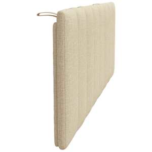 Polštář na čelo postele Hanko krémový 140 cm textil - obrázek 5