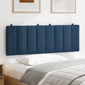 Polštář na čelo postele Hanko modrý 140 cm textil - obrázek 3