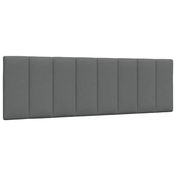 vidaXL voodipeatsi padi Hanko, tumehall, 160 cm, kangas