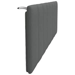 Polštář na čelo postele Hanko tmavě šedý 160 cm textil - obrázek 5