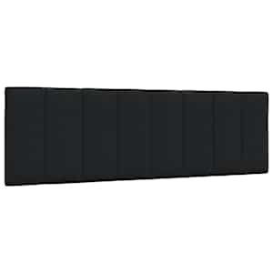 vidaXL voodipeatsi padi Hanko, must, 160 cm, kangas