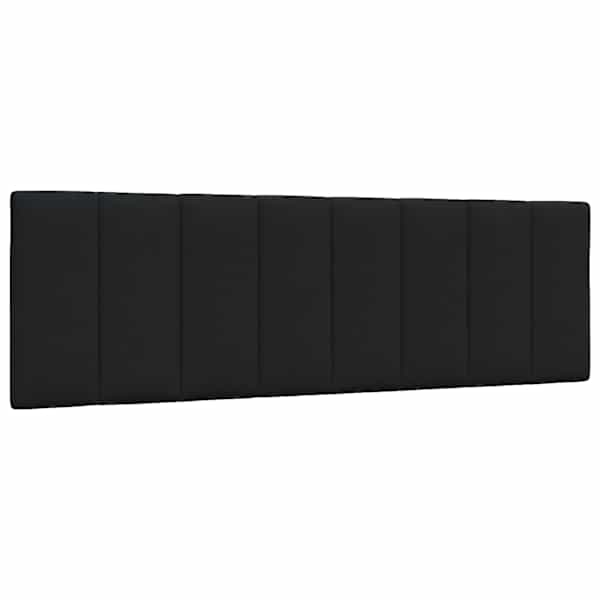 vidaXL voodipeatsi padi Hanko, must, 160 cm, kangas
