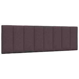 Blazina za vzglavje Hanko temno rjava 160 cm blago