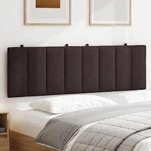 Polštář na čelo postele Hanko tmavě hnědý 160 cm textil - obrázek 3