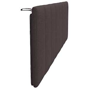 Polštář na čelo postele Hanko tmavě hnědý 160 cm textil - obrázek 5