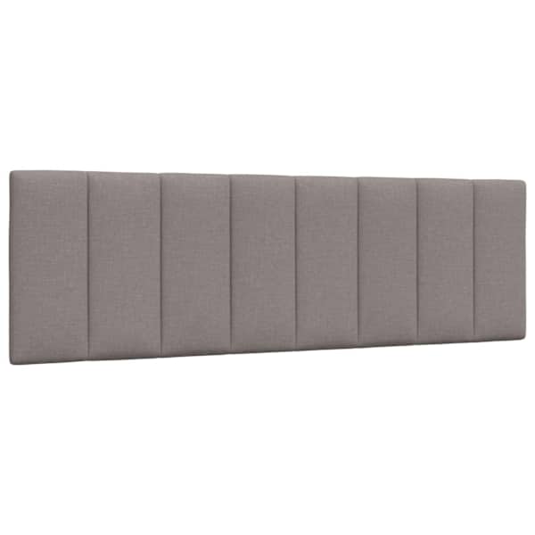 vidaXL voodipeatsi padi Hanko, pruunikashall, 160 cm, kangas