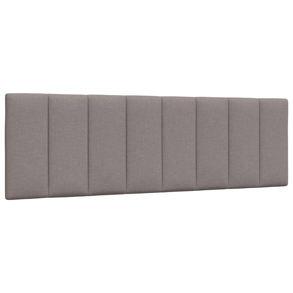 vidaXL Polštář na čelo postele Hanko taupe 160 cm textil