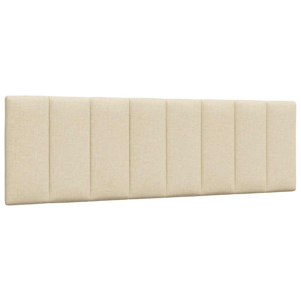 vidaXL Polštář na čelo postele Hanko krémový 160 cm textil
