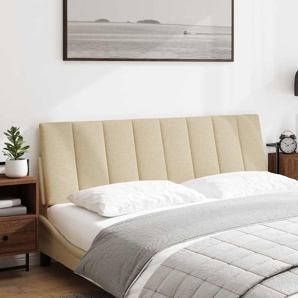 vidaXL gavlpude Hanko 160 cm stof cremefarvet