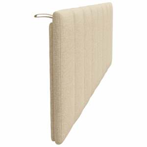 Polštář na čelo postele Hanko krémový 160 cm textil - obrázek 5