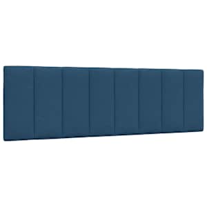 Blazina za vzglavje Hanko modra 160 cm blago