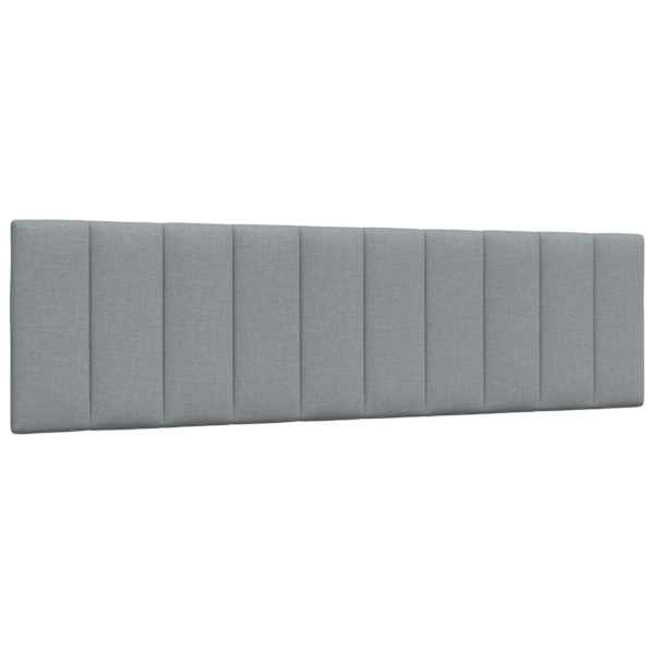vidaXL voodipeatsi padi Hanko, helehall, 180 cm, kangas