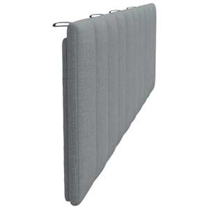 Polštář na čelo postele Hanko světle šedý 180 cm textil - obrázek 5