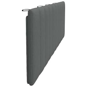 Polštář na čelo postele Hanko tmavě šedý 180 cm textil - obrázek 5