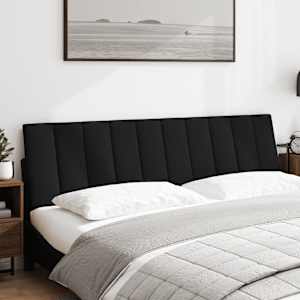 Polštář na čelo postele Hanko černý 180 cm textil - obrázek 2