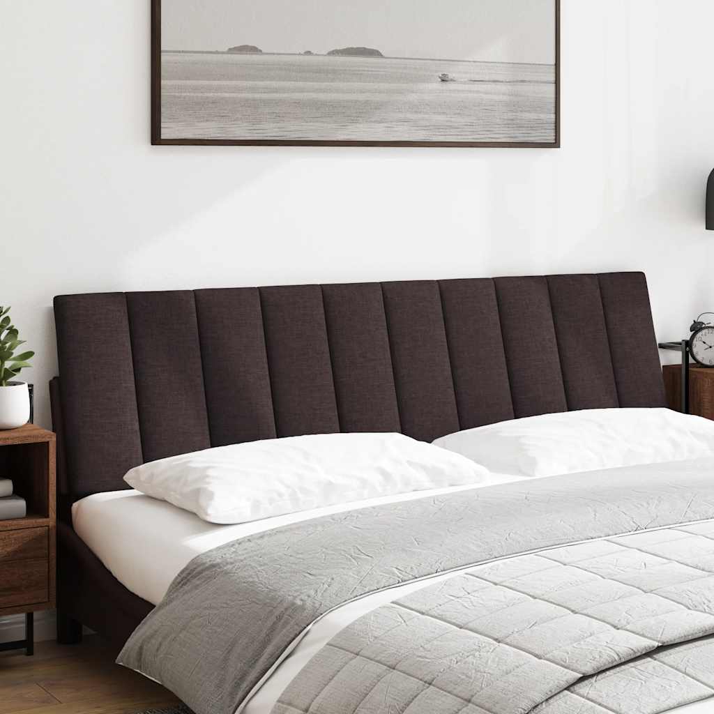 vidaXL gavlpude Hanko 180 cm stof mørkebrun