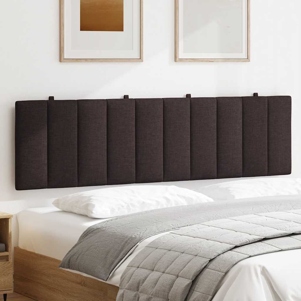 vidaXL Hoofdbordkussen "Hanko" 180 cm stof donkerbruin bruin, foto 2