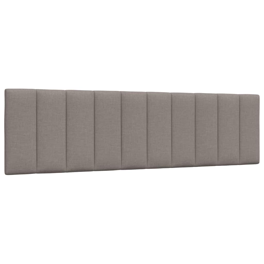 vidaXL Polštář na čelo postele Hanko taupe 180 cm textil