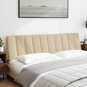 Polštář na čelo postele Hanko krémový 180 cm textil - obrázek 2