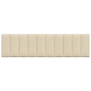 Polštář na čelo postele Hanko krémový 180 cm textil - obrázek 4