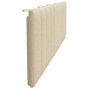 Polštář na čelo postele Hanko krémový 180 cm textil - obrázek 5