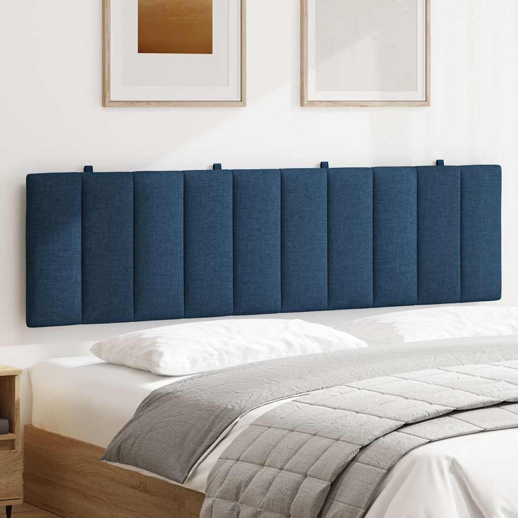 vidaXL Hoofdbordkussen "Hanko" 180 cm stof blauw, foto 2