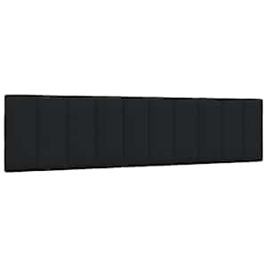 Blazina za vzglavje Hanko črna 200 cm blago