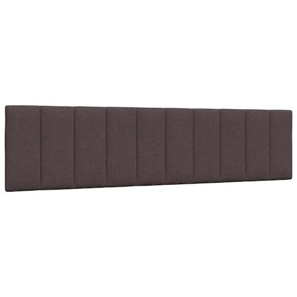 vidaXL voodipeatsi padi Hanko, tumepruun, 200 cm, kangas
