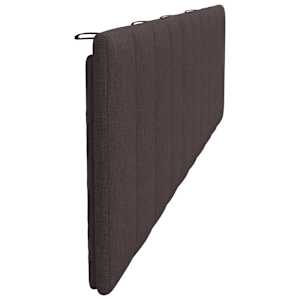 Polštář na čelo postele Hanko tmavě hnědý 200 cm textil - obrázek 5
