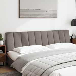 Polštář na čelo postele Hanko taupe 200 cm textil - obrázek 2