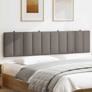 Polštář na čelo postele Hanko taupe 200 cm textil - obrázek 3