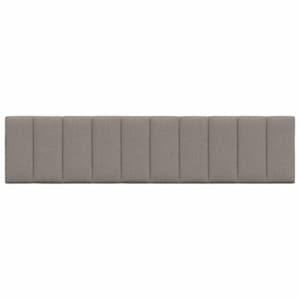 Polštář na čelo postele Hanko taupe 200 cm textil - obrázek 4