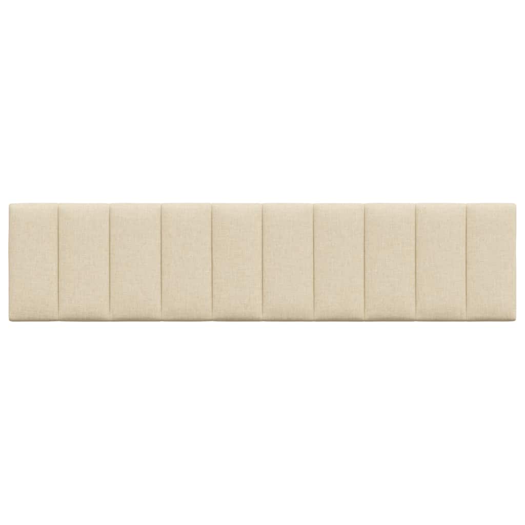 vidaXL Hoofdbordkussen "Hanko" 200 cm stof crèmekleurig, foto 4